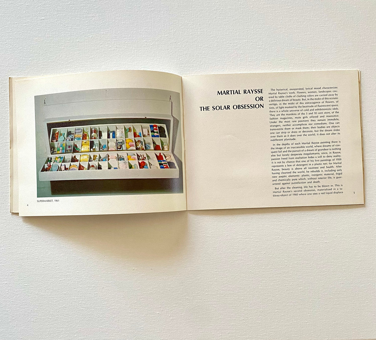 Martial Raysse Dwan Gallery 1967 Exhibition Catalog