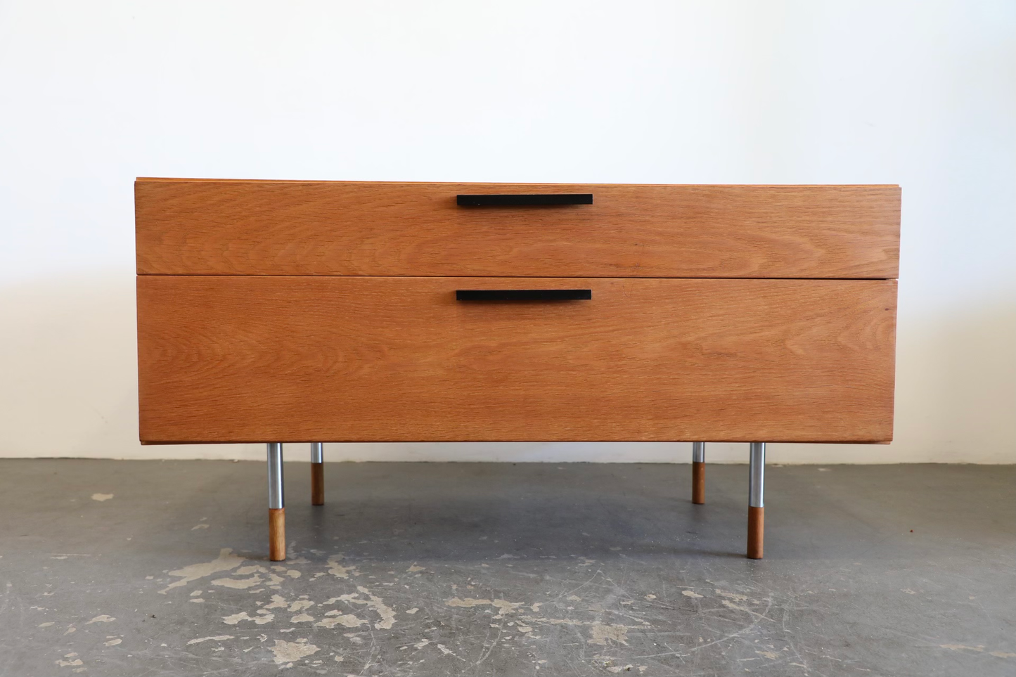 Danish Modern Oak Cabinet Sideboard Dresser by Ib Kofod Larsen for Faarup Mobelfabrik 1960’s