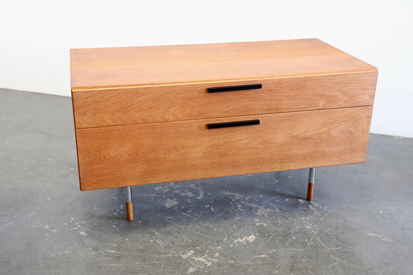 Danish Modern Oak Cabinet Sideboard Dresser by Ib Kofod Larsen for Faarup Mobelfabrik 1960’s