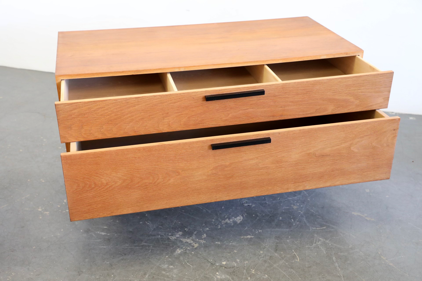 Danish Modern Oak Cabinet Sideboard Dresser by Ib Kofod Larsen for Faarup Mobelfabrik 1960’s