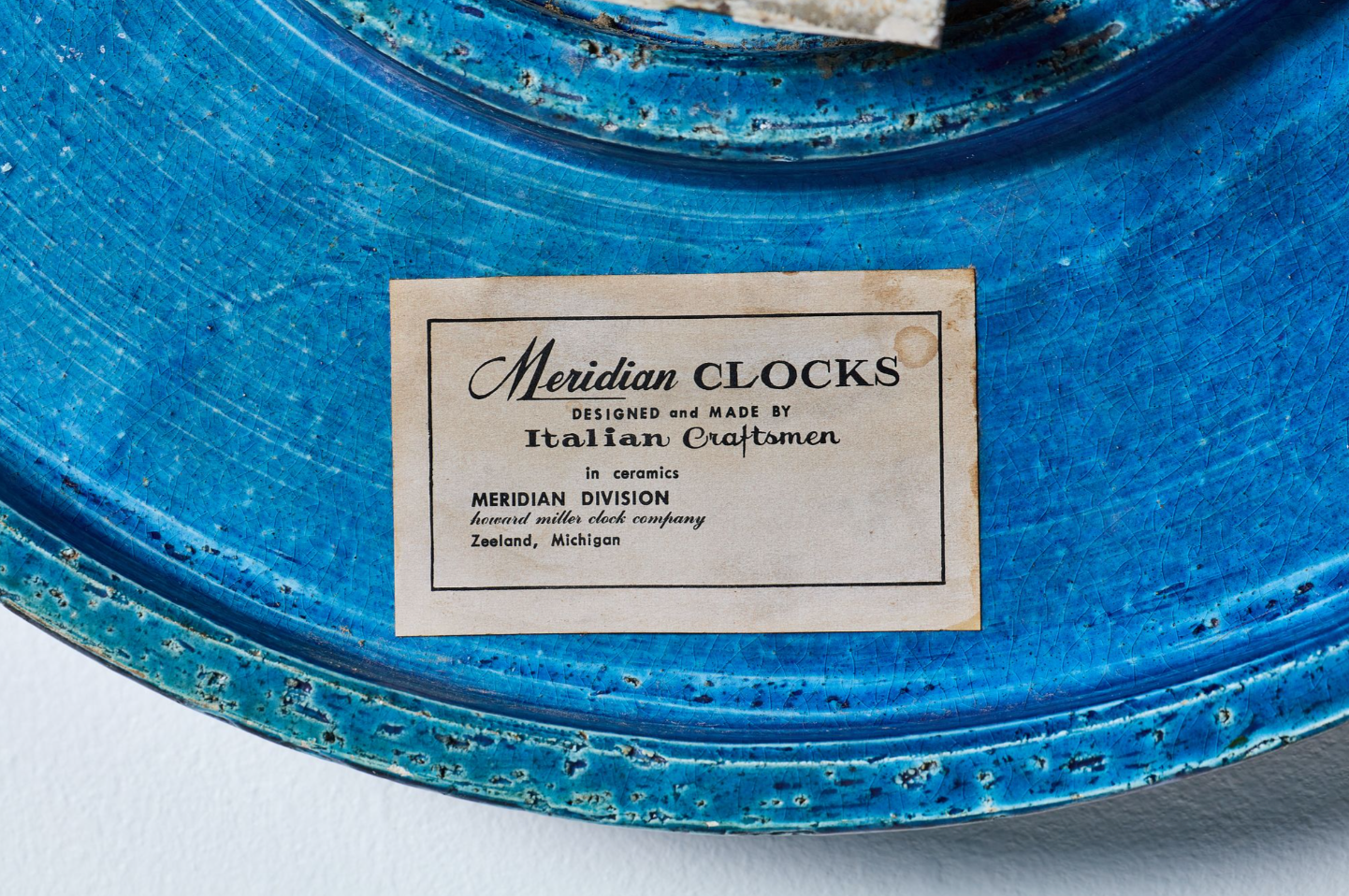 Aldo Londi, 'Rimini Blu Meridian' Wall Clock