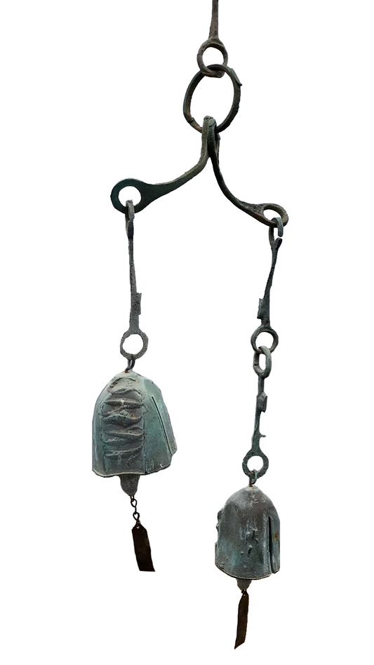 Joe Ursutz Bronze Wind Chime Arcosanti Soleri Designer Mid-century Modern Sculpture