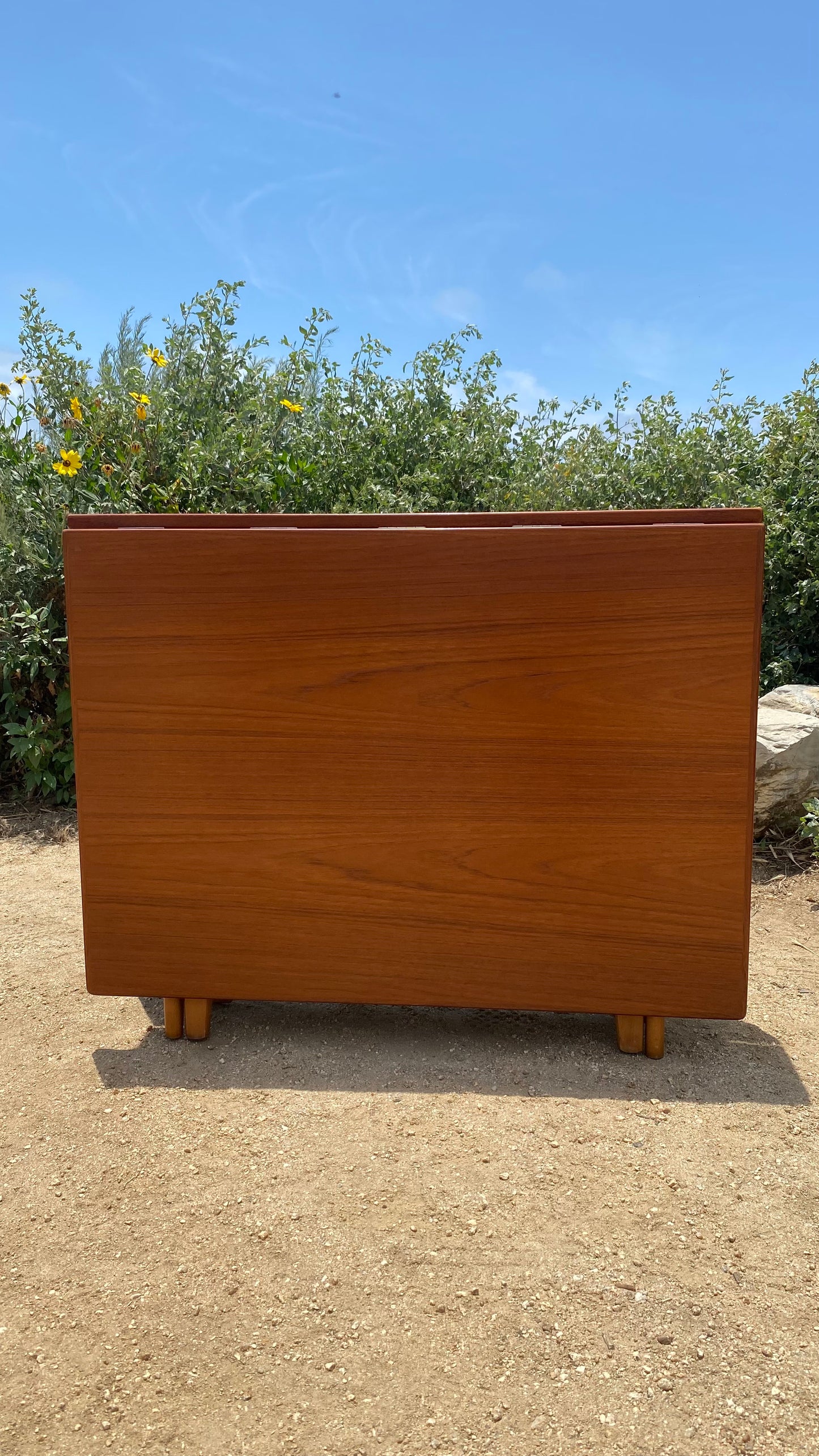 Teak Drop Leaf Tables, Made in Norway