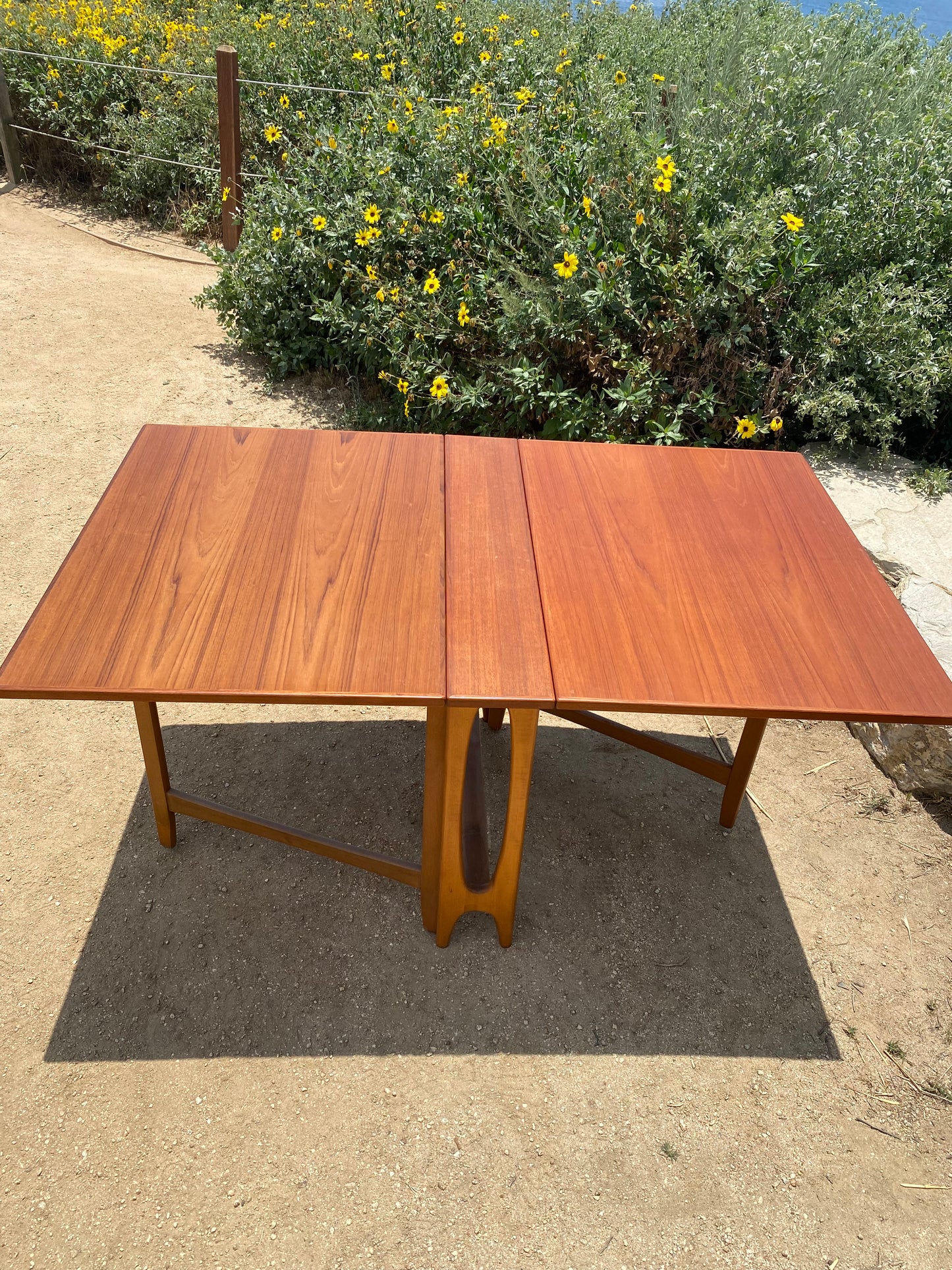 Teak Drop Leaf Tables, Made in Norway