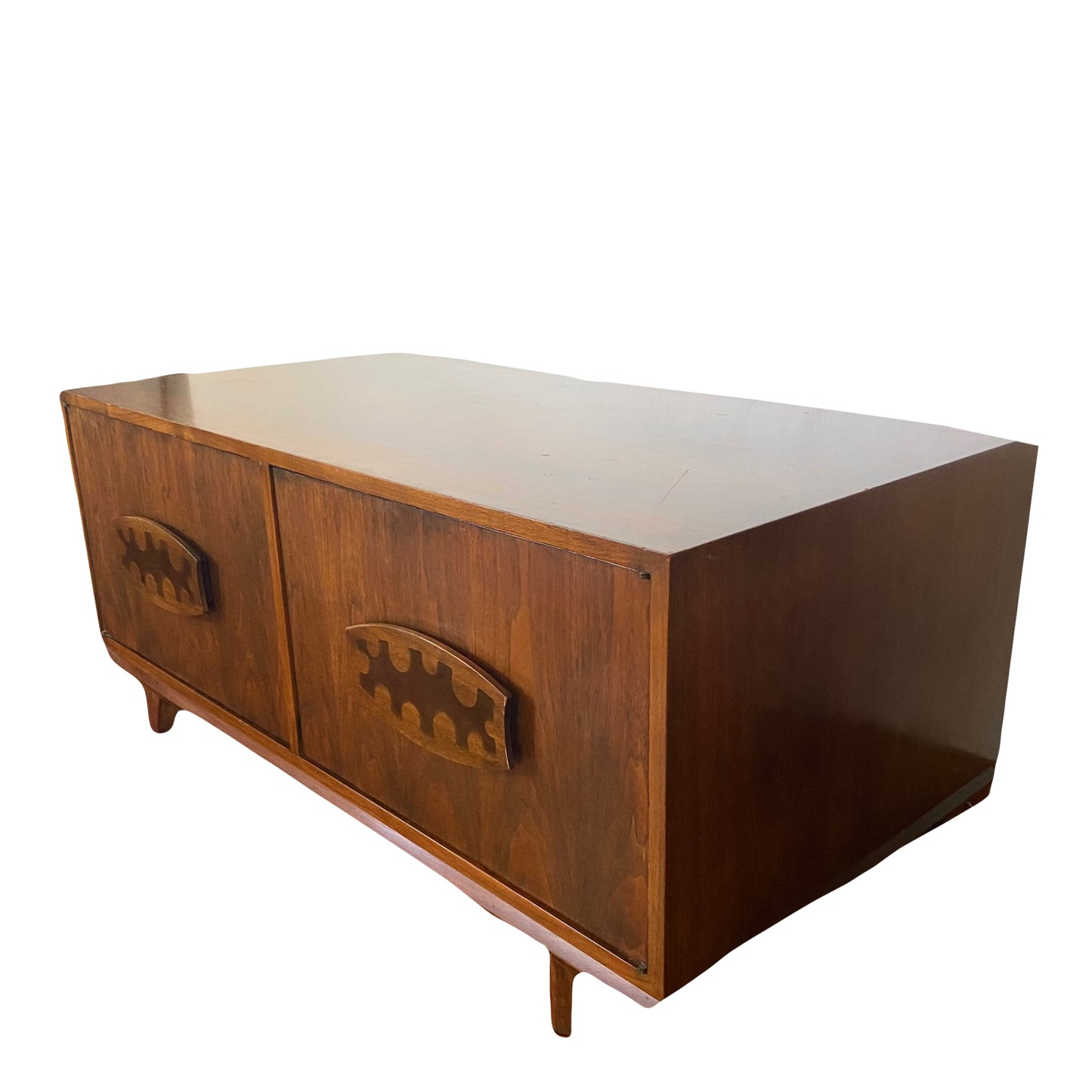 MCM Cal Mode Credenza with Inlay Handles Circa 1960’s